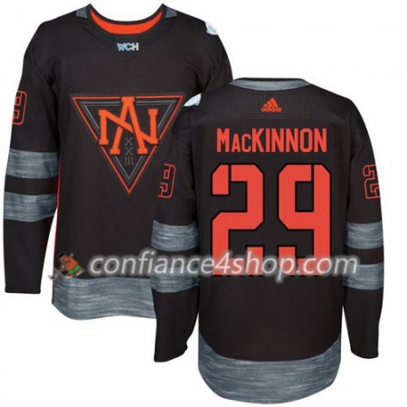 Adidas Maillot de Hockey Amérique du Nord Nathan MacKinnon 29 Coupe du monde de hockey sur glace 2016 Noir Premier - Homme